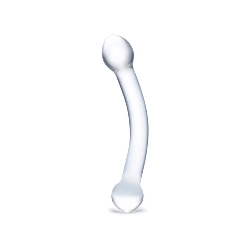 Gläs Kurvet G-punkts Glas Dildo