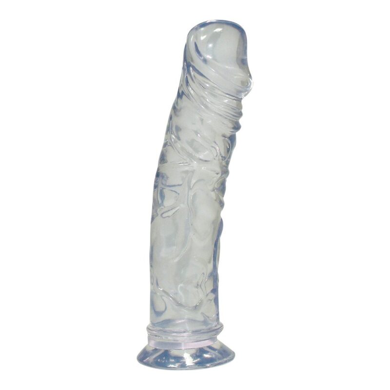 Crystal Clear jelly Dildo med sugekop