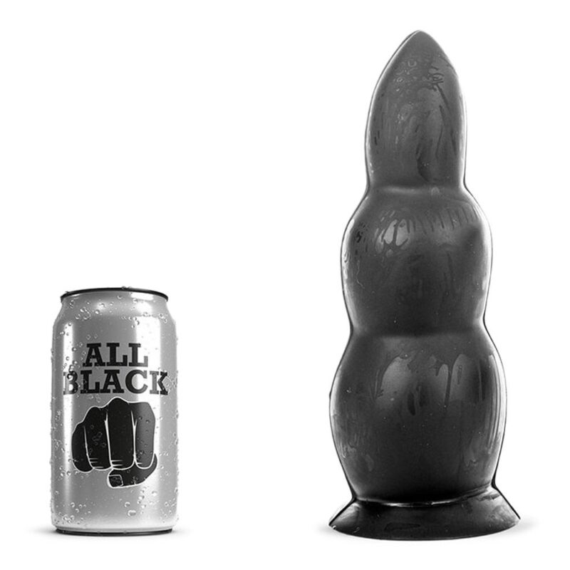 All Black 37  -  Stor Dildo Med Buler
