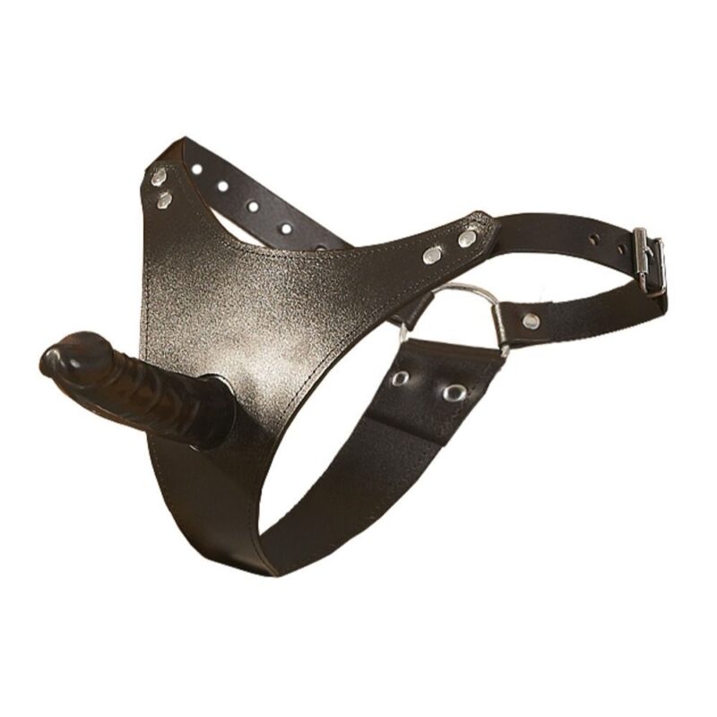 ZADO - Læder Trusse Med Strap-on Dildo