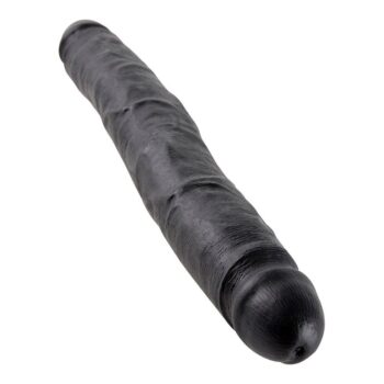 King Cock - 40 cm Tapered Double Dildo - Svart