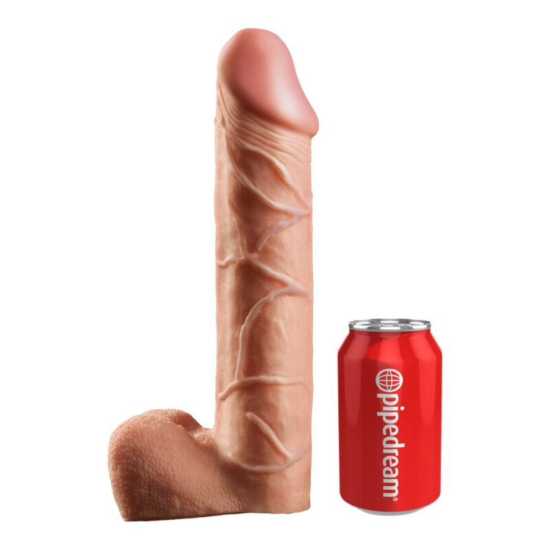 King Cock Hollow Strap-on  -  Sele-Sæt 30 cm-Lys hudfarve
